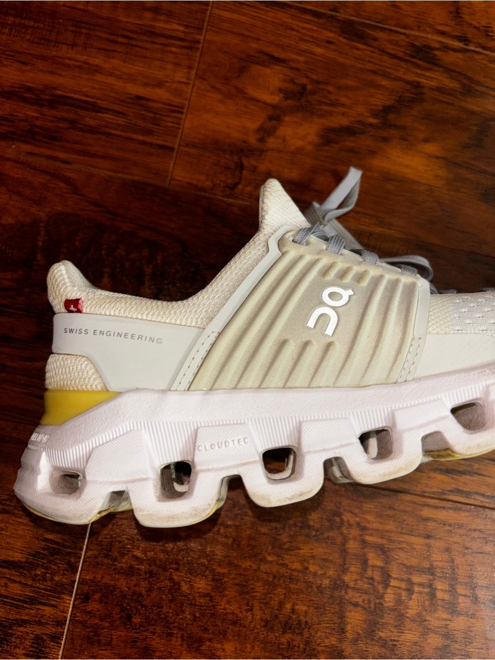 ON Running Cloudswift 2.0 Running Shoes White Yellow Limelight On Cloud Sneakers - Picture 7 of 9
